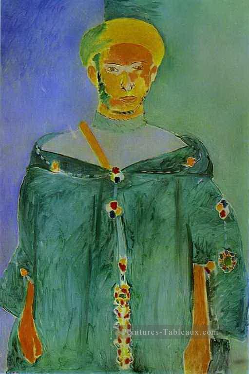 Le Marocain dans le vert 1912 fauvisme abstrait Henri Matisse Peintures à l'huile